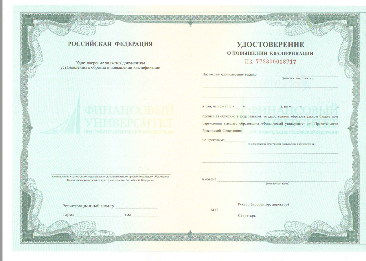 Документ, который Вы получите